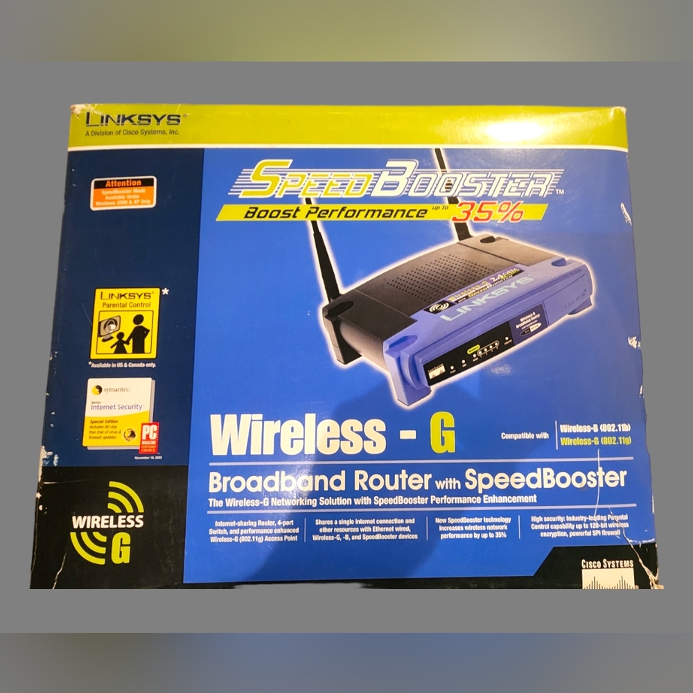 Linksys Wireless-G Router